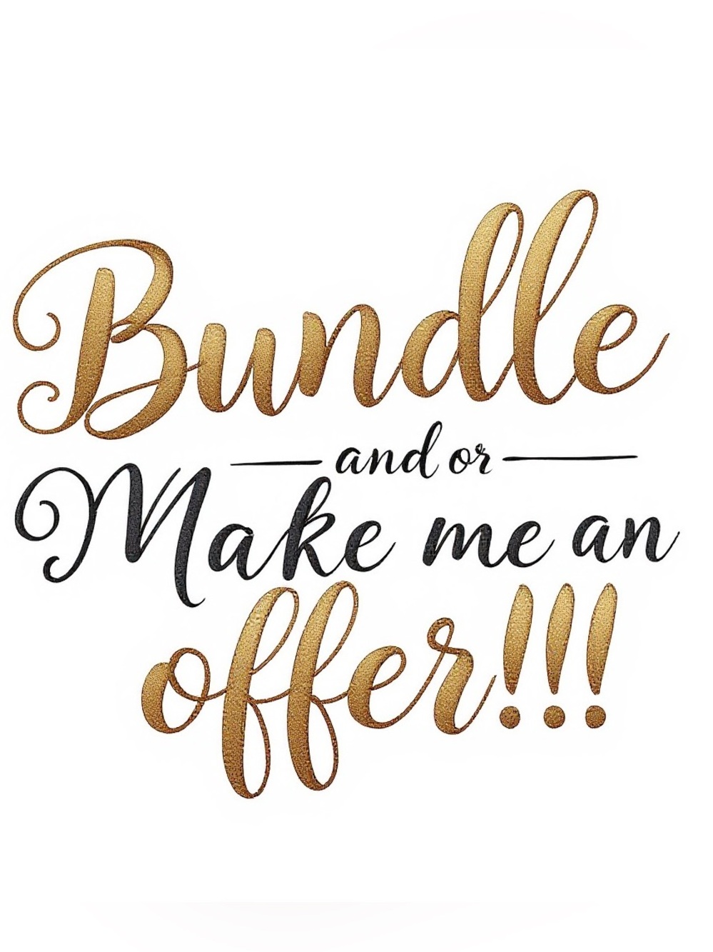 I love when people make an offer